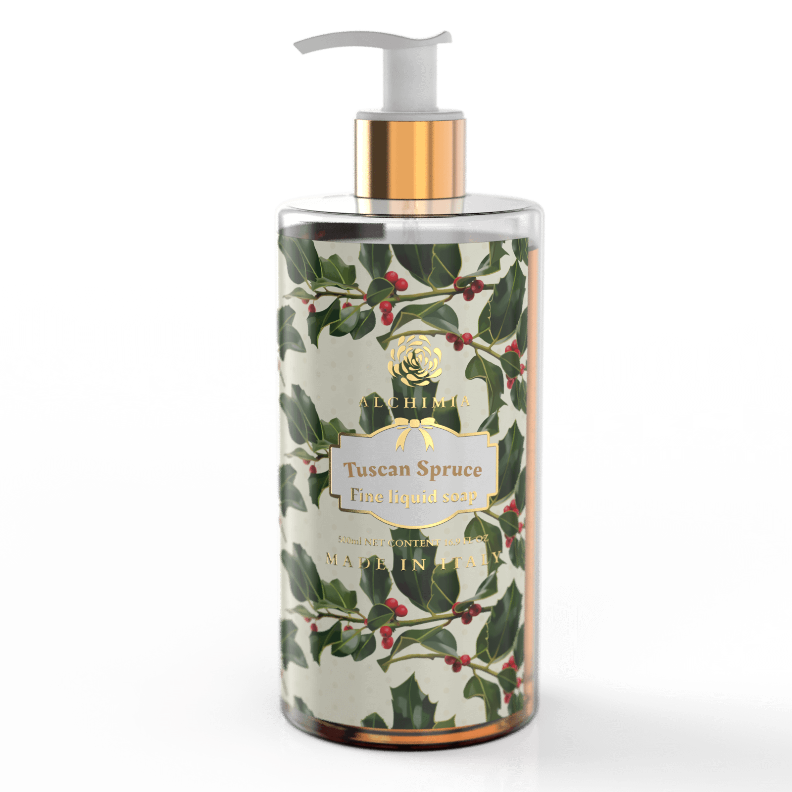 Christmas Liquid Soap Tuscan Spruce by Alchimia Soap