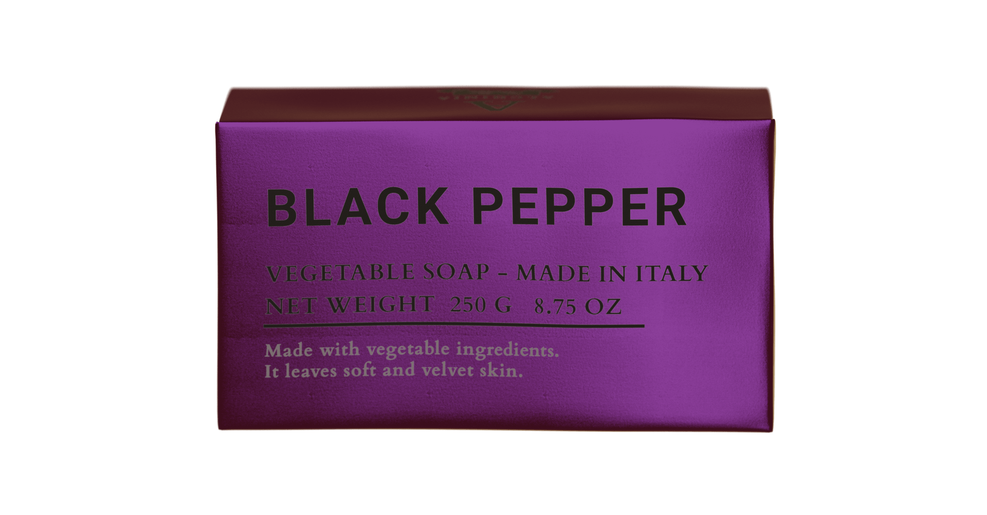 solid soap for men black pepper - Alchimia Soap