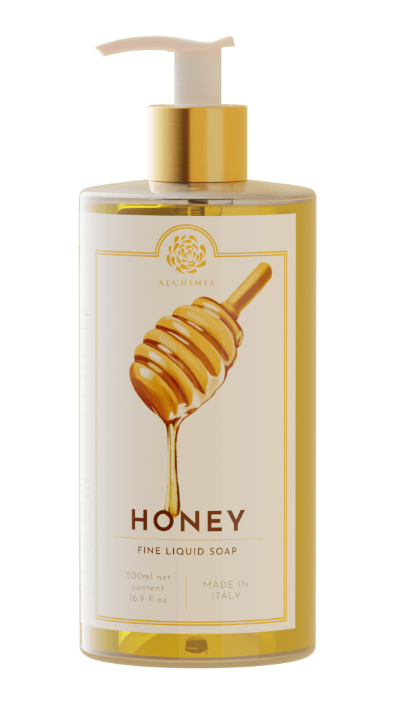 sapone liquido al miele per mani e viso Alchimia Soap in vendita online