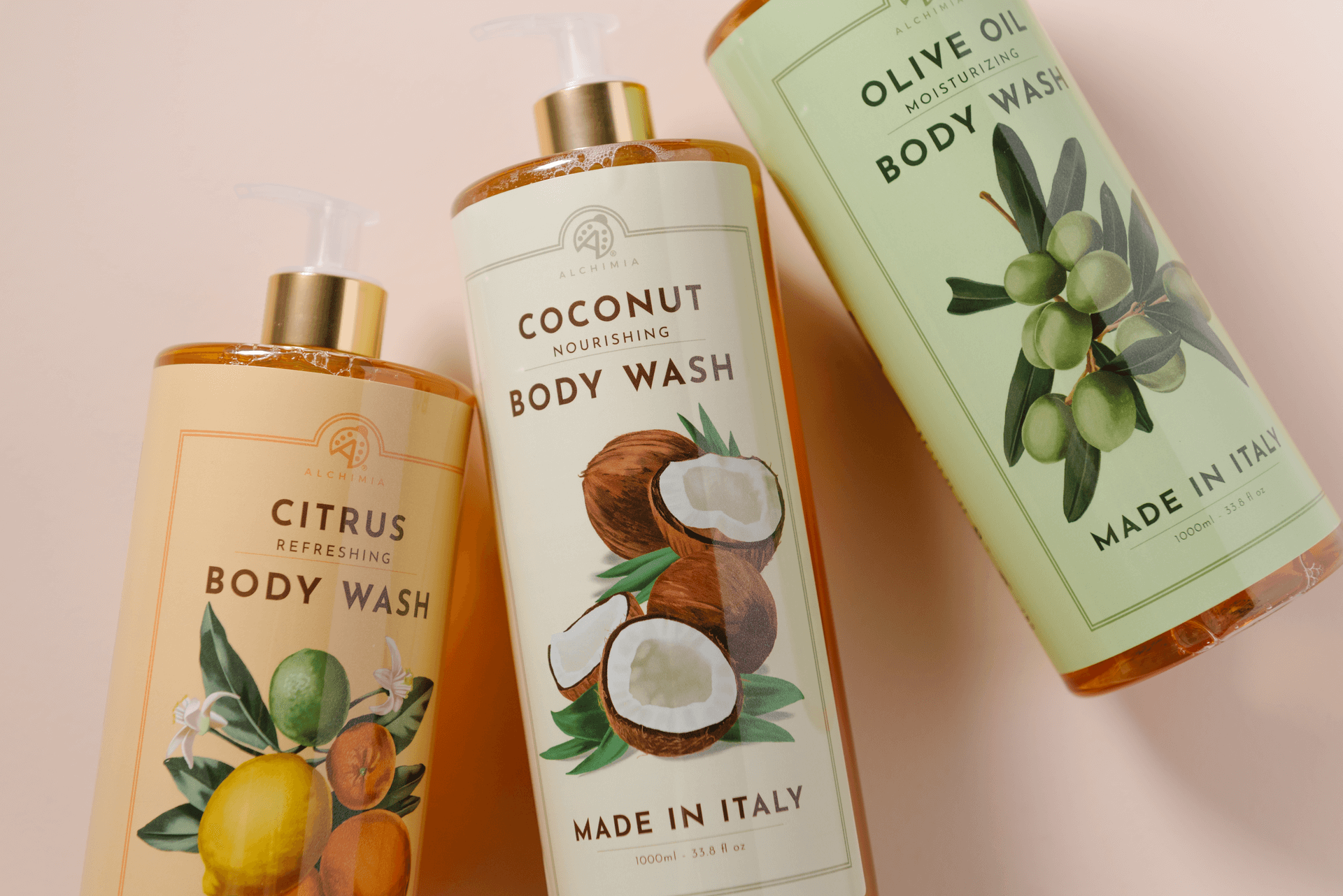 New shower gels (1 litre) by Alchimia Soap | Alchimia